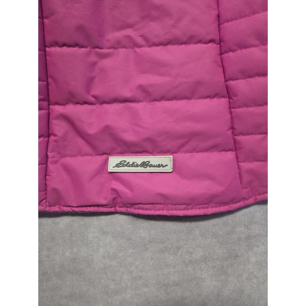 NEW Eddie Bauer Hooded Dog Pet Lined Parka Jacket Coat Hood Pink Large 18-21